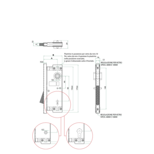 Bravë magnetike për dyer xhami - Image 4